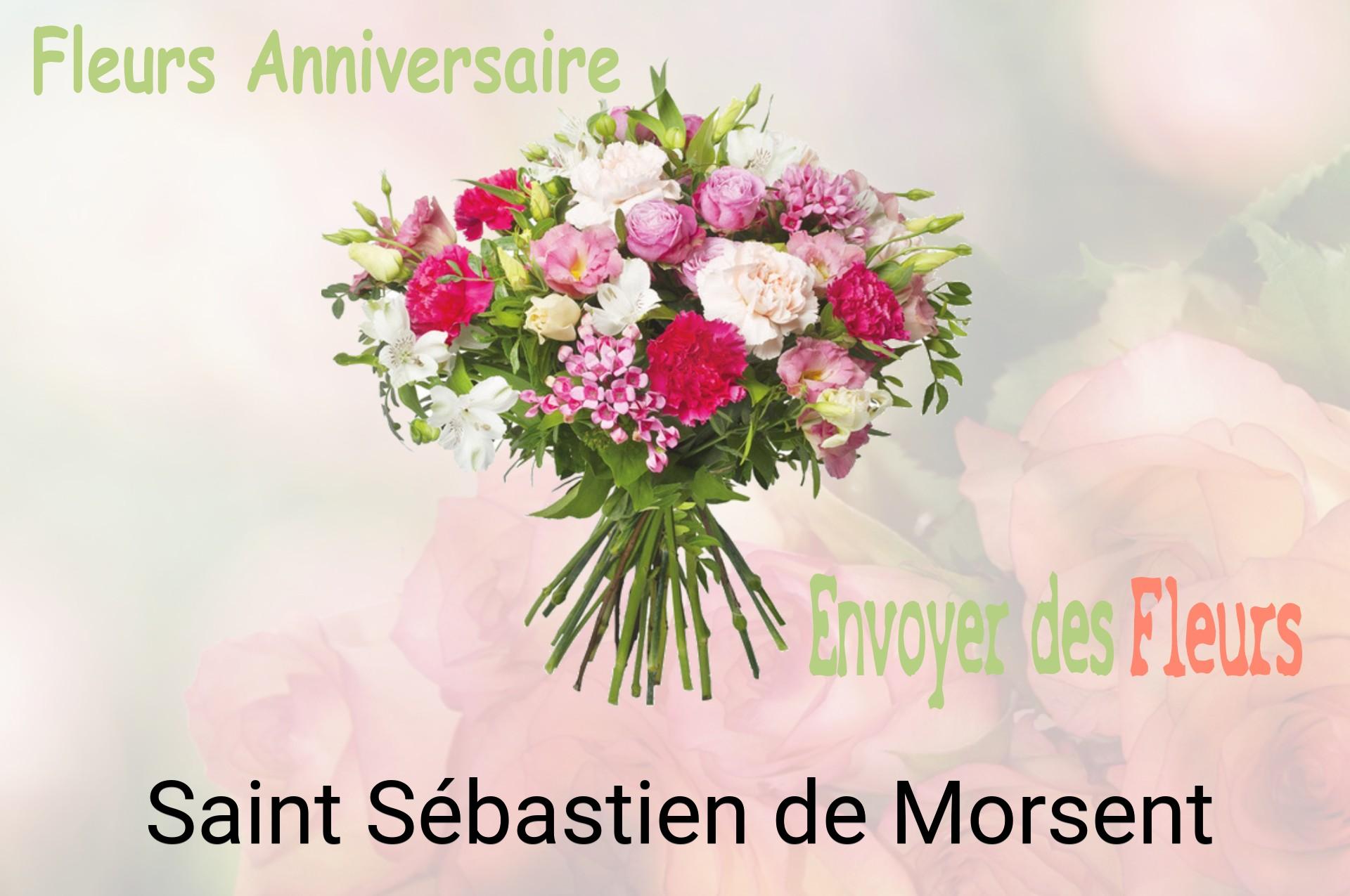Bouquet de fleurs d’anniversaire livré à Saint-Sébastien-de-Morsent