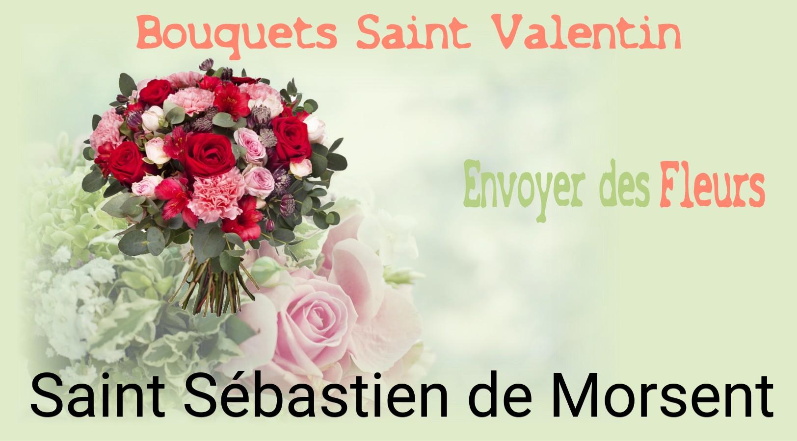 Roses de Saint-Valentin livrées à Saint-Sébastien-de-Morsent